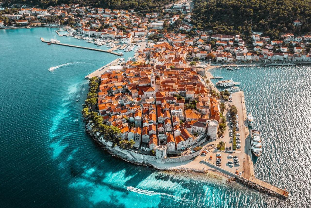 Sea View Apartment Amaro Korcula Town Luaran gambar
